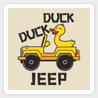 Duck duck jeep Sticker